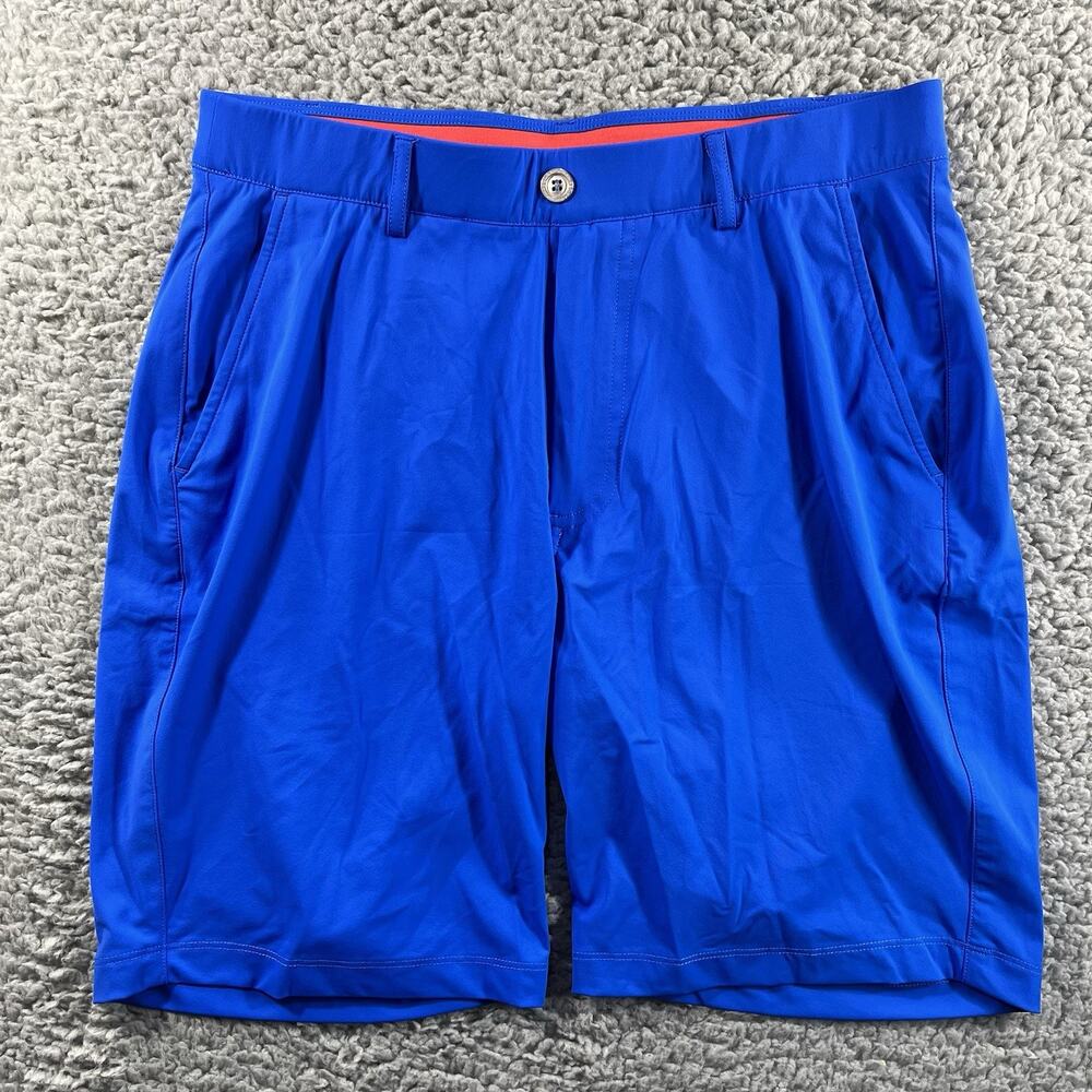 Redvanly Hanover Pull-On Golf Shorts Mens Size Small 30 Blue Stretch Performance